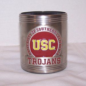 NCAA USC TROJANS INSULATED STAINLEESS STEEL COOZIE